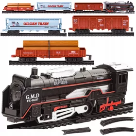    Locomotiva de tren electric Locomotiva cu abur Tren Tren de marfa Vagoane 3x