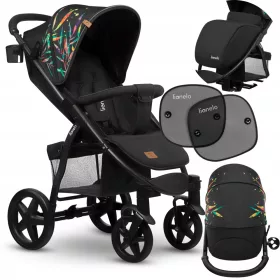    Carucior Lionelo Annet Plus Dreamin + Crema solara pentru geamuri auto. 2 umbrele de soare Lionelo