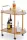  Masuta de cafea ovala Halmar Bar 60 x 40 x 75cm fag deschis