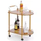  Masuta de cafea ovala Halmar Bar 60 x 40 x 75cm fag deschis