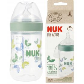  Flacon Nuk Nature Sense 741757 alb 260ml 6-18m