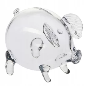    Pușculiță din sticlă KROSNO, transparentă, netedă și ușor de spart