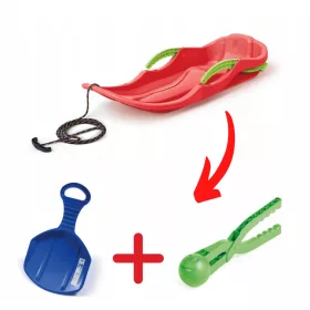    Sanie cu frână + Glider Apple + matriță Kulkomat bulgăre de zăpadă