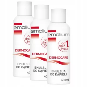   Emulsie de Baie Emolium Dermocare pentru Piele Sensibilă, 400 ml - Ideală pentru Copii și Adulți