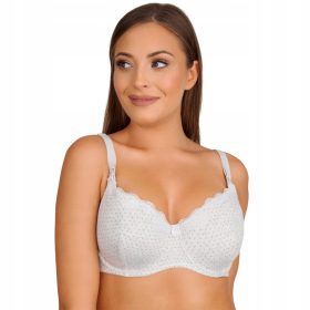    Sutien de alăptare din bumbac 1644 Jovite - gri deschis, 95F, Standard