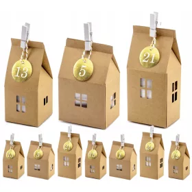  Calendar de Advent Case, 24 buc, mix de dimensiuni