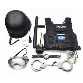    SET MIC POLITIST ACCESORII VESTA MANUTELE DE UNICA PENTRU COPII