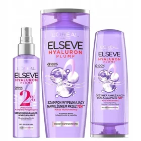    L'Oréal Paris Elseve Hyaluron Plump șampon, balsam și ser pentru păr