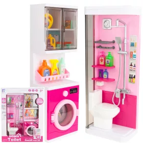    BAIE CU ACCESORII DUȘ WC MAȘINĂ DE SPĂLAT SET DE BAI PENTRU COPII