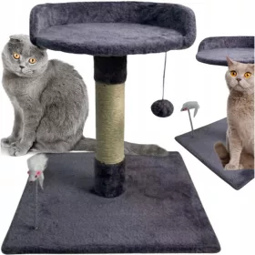    Stâlp de zgâriere joasă, pat, stâlp de zgâriere, turn Care Life de până la 60 cm