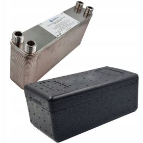    SCHIMBATOR DE CALDURA SANITLINE 60 PLACI 65kW 3/4" + IZOLAT TERMIC