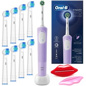    Set periuță de dinți electrică Oral-B Vitality Pro D103 violet