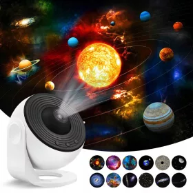  Lampa proiector multicolora