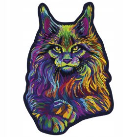    Puzzle WoodenCity Magic Animals 274 piese Rainbow Wild Cat 0039-L-AL