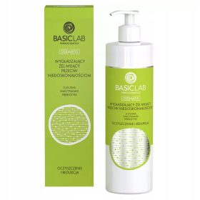   Gel de curățare pentru piele acneică cu BHA - BasicLab, 300 ml