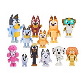  FIGURINE ALBASTRĂ CU FAMILIA ALBASTRĂ SET DE 12 BUCĂȚI