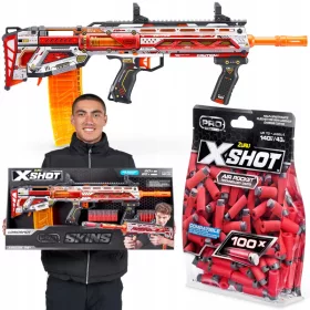    X-SHOT LONGSHOT PRO SKINS 36600 + X-SHOT SHORT ARROW ARROW 100 BUC. 36601