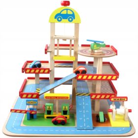    PARCARE MARE DIN LEMN PARCARE GARAJ LIFT STAȚIE DE SPĂLARE