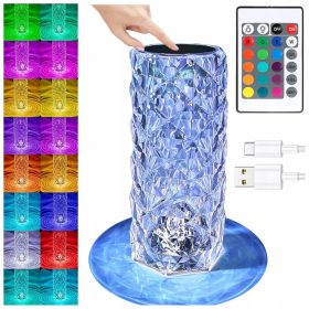  Lampă de noptieră YoloDiem, multicoloră