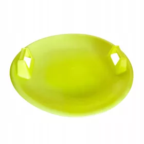  Sanie din plastic cu manere usoare DOWNHALL, GALBEN