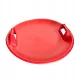  Sanie din plastic ROȘU deschis cu mânere DOWNHILL