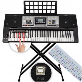    Tastatură pentru învățare TASPE ILUMINATE STABUL STABUL PENTRU ORGAN Autocolante