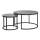  Masuta de cafea rotunda Signal DION 80 x 80 x 48cm neagra
