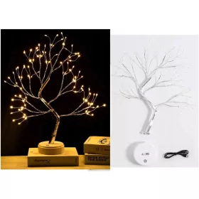    LUMINATE DE CRACIUN LAMPARA DE NOAPTE BRAD DECORATIVA 108LED XXL 50cm