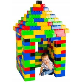    Set de blocuri de construcție BJ Plastik Giganty 46589, 141 de piese