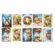  Felicitari de Craciun elegante cu napolitana si urari B6 Set 10 buc