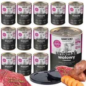  UNISZKI mâncare umedă carne de vită 410 kg
