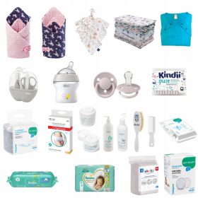    Set lenjerie pentru nou nascut si mama BOX XL Girl + GRATUIT