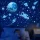  STICKERS COSMOS STICKERS FLUORESCENTE AUTOCOLANTE DE PERETE