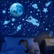  STICKERS COSMOS STICKERS FLUORESCENTE AUTOCOLANTE DE PERETE