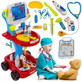    Carucior Doctor Accesorii Set ECG Little Doctor Doctor Stetoscop Efecte