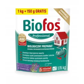    Preparat pulbere pentru fose septice Inco Biofos Professional 1 kg + 150 g