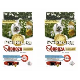    Guler Pchełka, anti-căpușă, zgarda anti-purici pentru pisici, 1 g