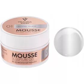    VICTORIA VYNN MOUSSE GEL GEL DE CONSTRUIRE CU TIxotropie 01 STICLA CRISTAL 15 ml