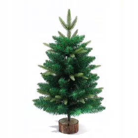    BRAD DE CRACIUN ARTIFICIAL, MID NATURAL 60 CM PE CA VIU, GROS, FRUMOS pe trunchi