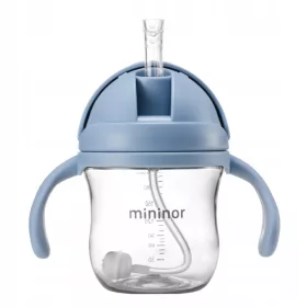  Cana Mininor cu paie 220 ml albastru