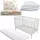  Pat din lemn Bobas Magda 60 x 120 cm alb + alte 4 produse
