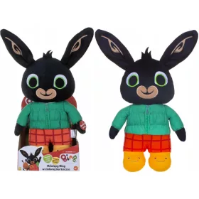    Mascota Bing Golden Bear Bing Interactive Bing într-o jachetă verde, 30 cm