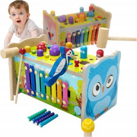    Puzzle pentru antrenamentul creierului Învățare Montessori din lemn