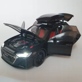  Audi RS6 C8 model 1:24 deschidere usi LED sunet