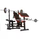  Bancă de antrenament mare, reglabilă, cu un predicator MULTI GYM
