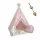 Set Cort Tipi Dirty Pink cu Pompoane + Perne