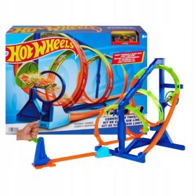  SET TRIPLU LOOP HOT WHEELS + 1 mașină
