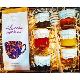  COȘ DE CADOU CADOU 6 x DULCE ȘI CEAI