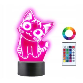  Lampa de noapte Cameleon, nuante de albastru