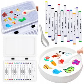    MARKERE MAGIC CREAȚI PENTRU COPII PENTRU A VOPSEA PE APA MARKERE DE APA